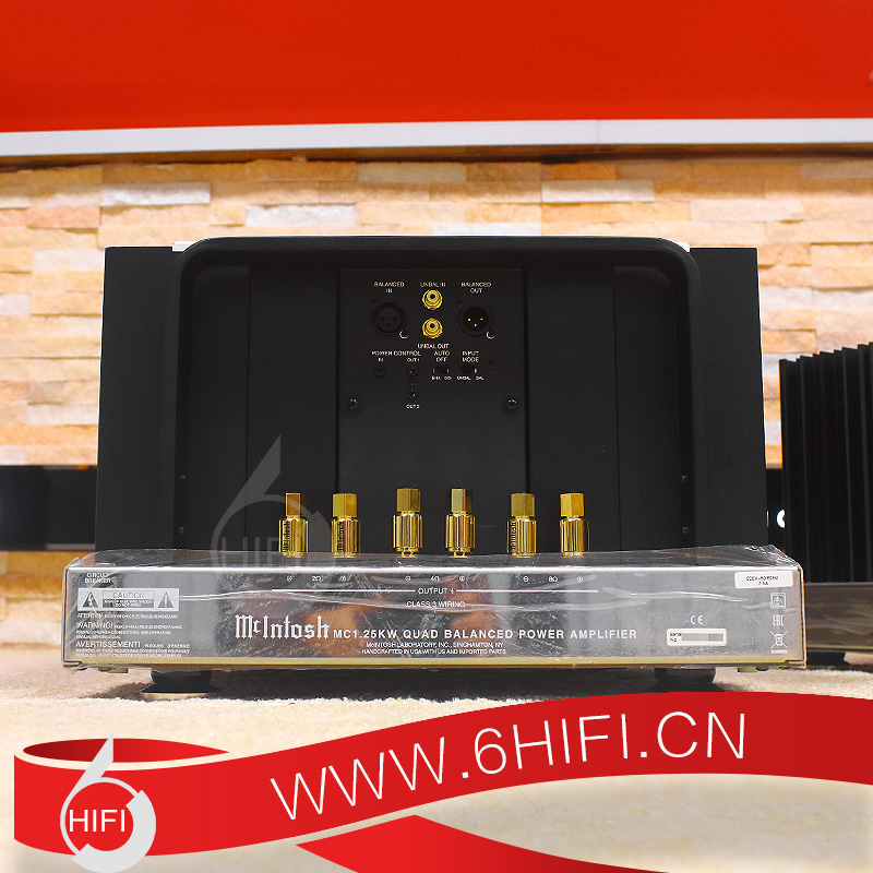 McIntosh麥景圖 MC1.25KW 單聲道后級【全新行貨】