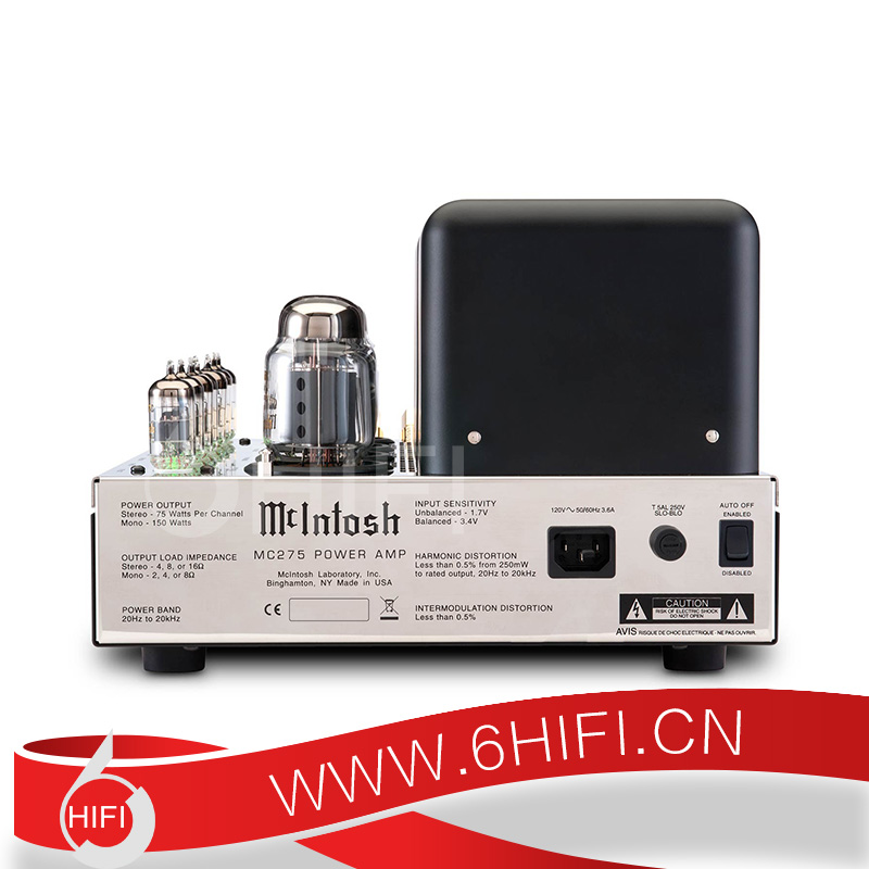 美國 McIntosh 麥景圖 MC275 真空管立體聲后級【全新行貨】