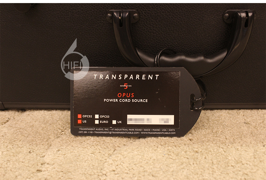天仙配Transparent Opus OPCS電源線,天仙配Transparent 電源線