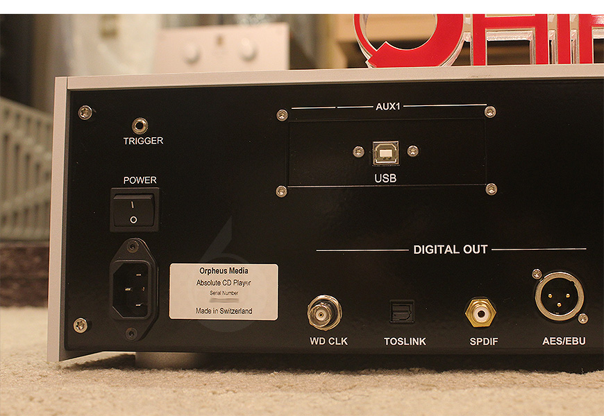 天琴 Absolute CD機,Orpheus Absolute CD播放器,天琴Orpheus CD機