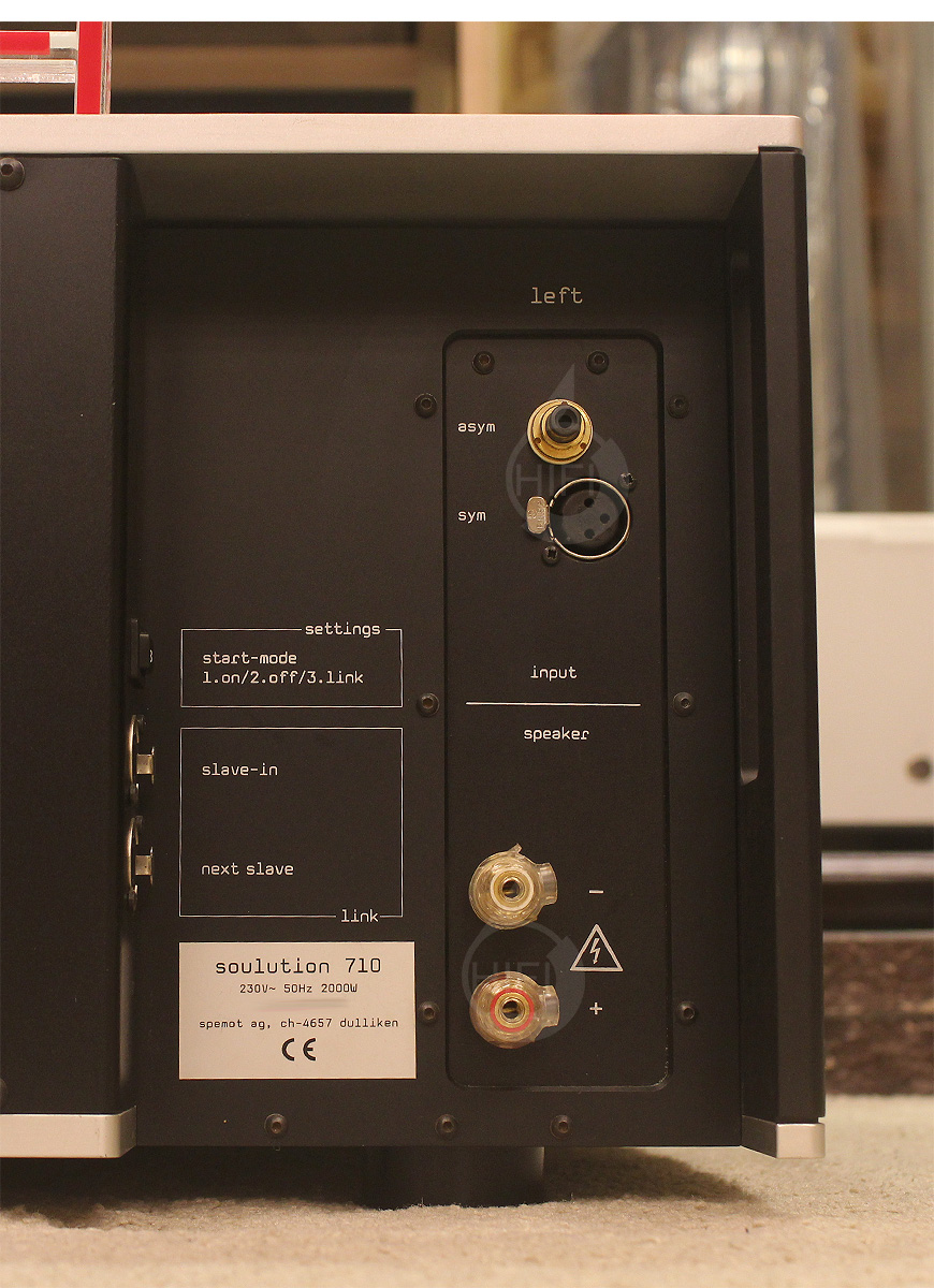 登峰 710 立體聲后級,Soulution 710,登峰Soulution HIFI功放