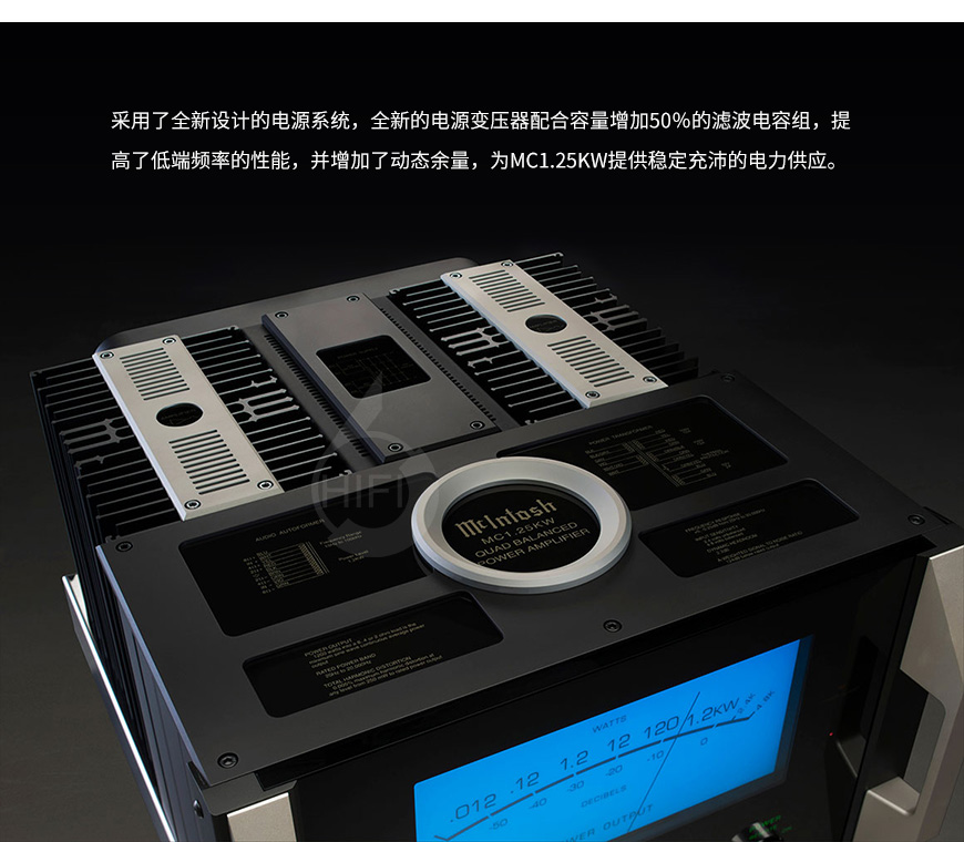 麥景圖MC1.25KW 單聲道后級,McIntosh MC1.25KW,麥景圖功放