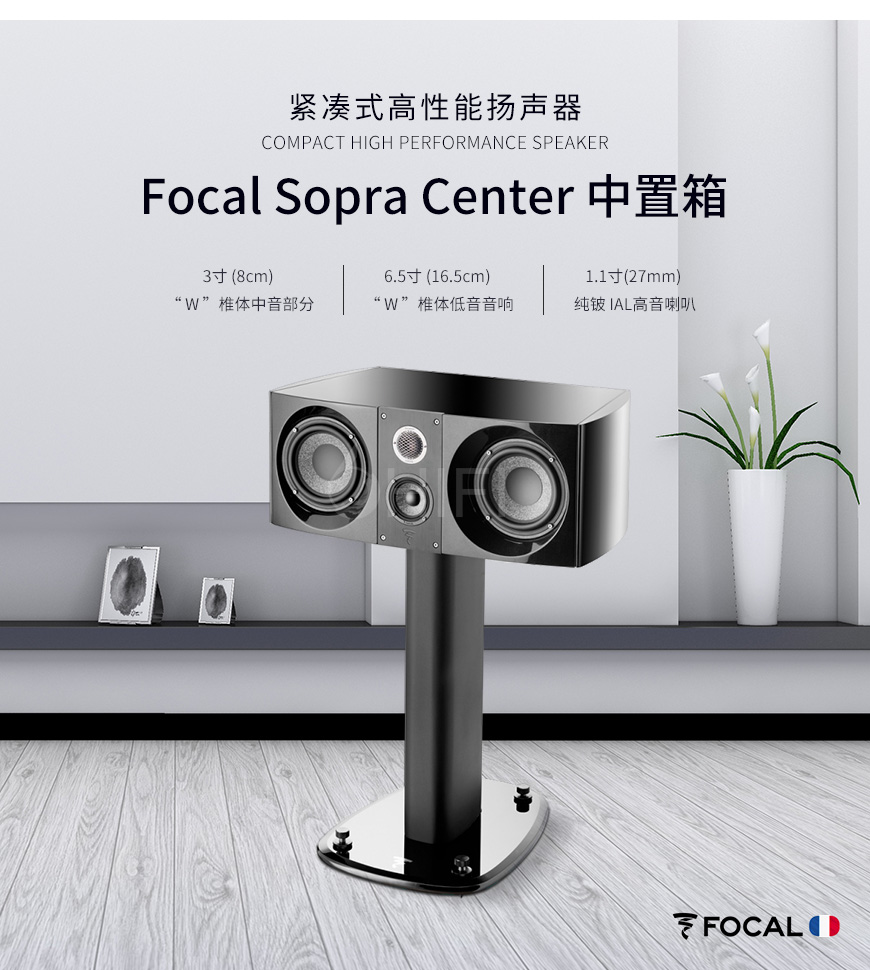 法國 勁浪 Focal Sopra Center 中置箱,勁浪 Sopra Center 中置箱,法國 勁浪 中置箱