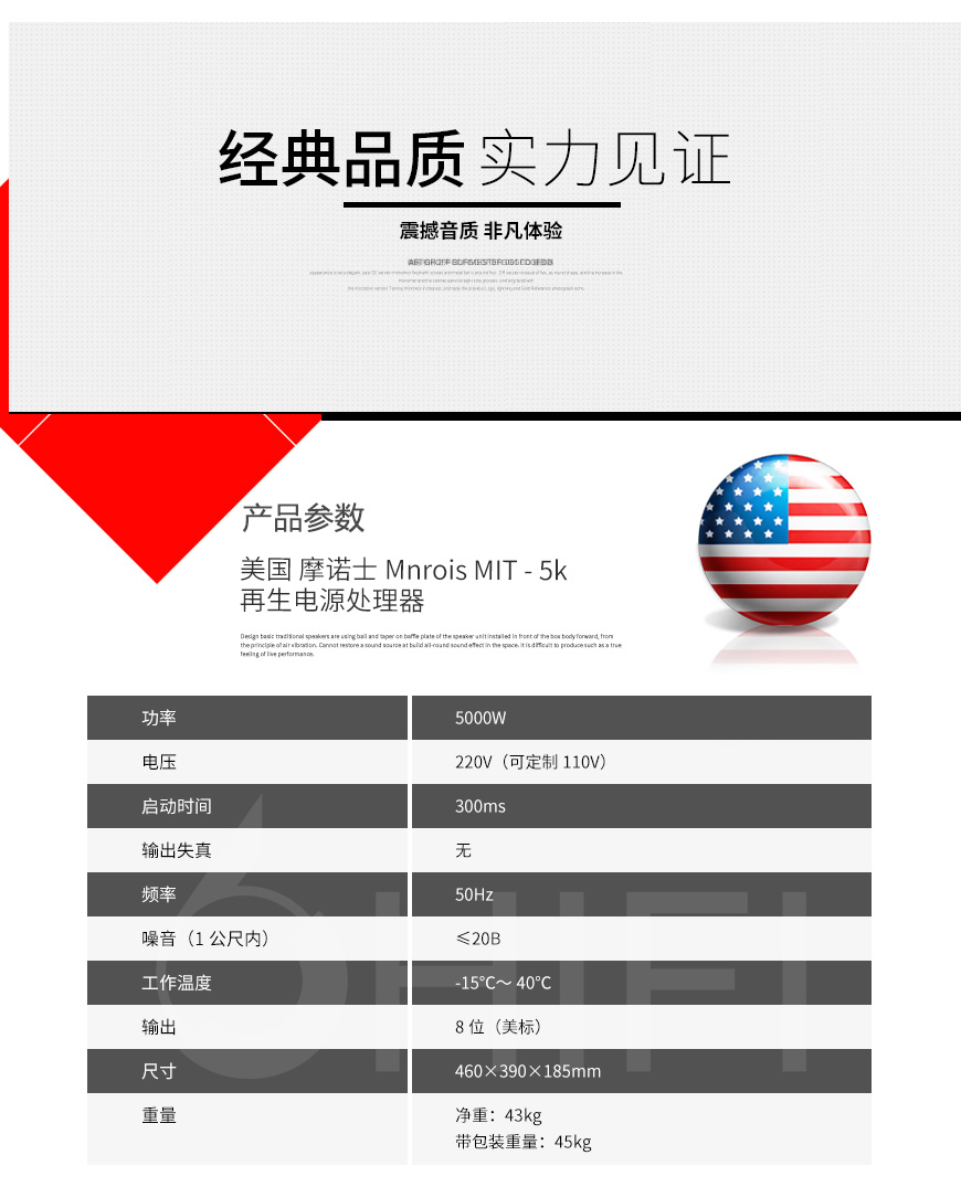 美國 摩諾士 Mnrois MIT-5k 再生電源處理器,摩諾士 MIT-5k 再生電源處理器,美國 Mnrois MIT-5k,美國 摩諾士