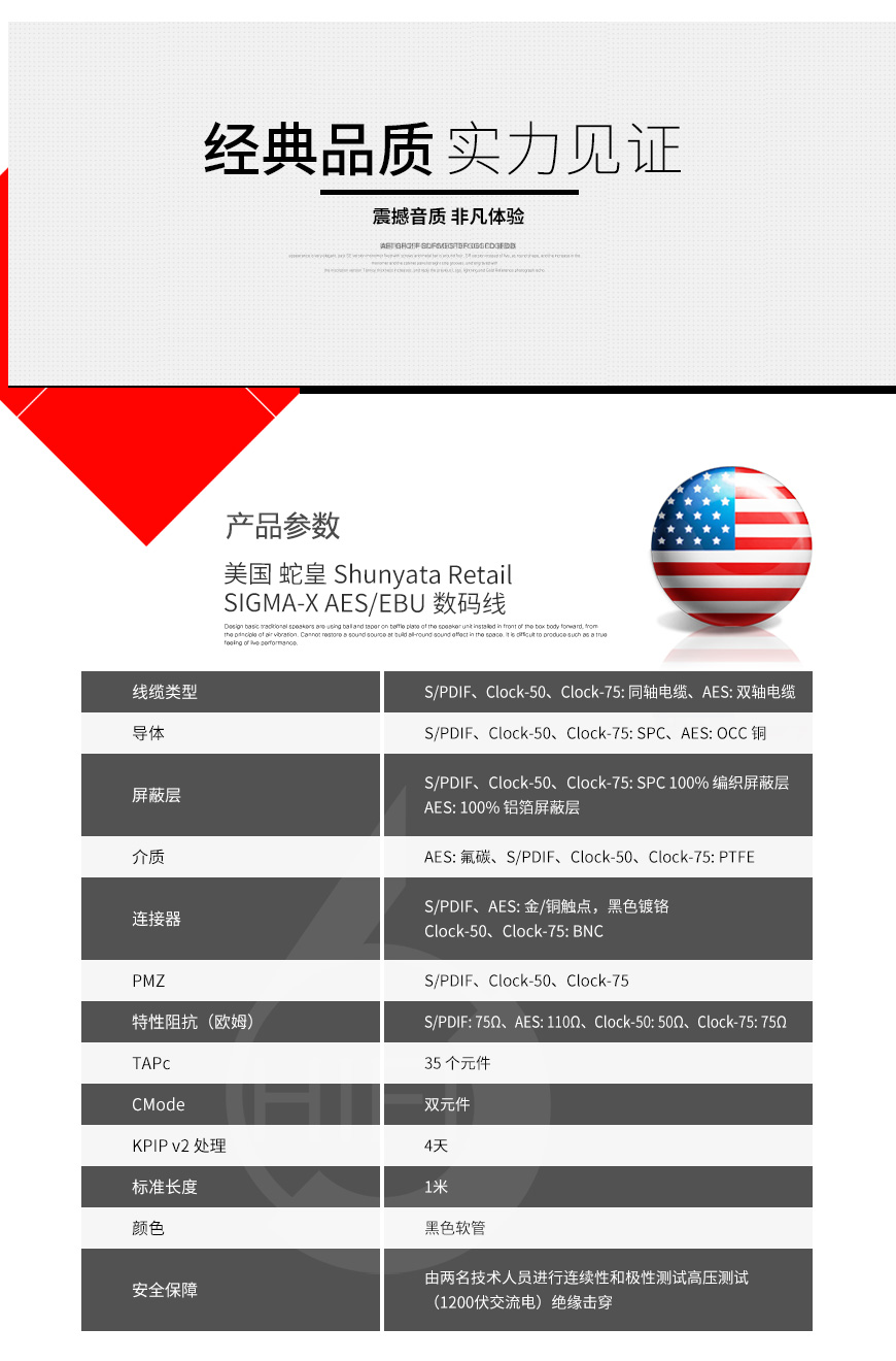 美國 蛇皇,Shunyata SIGMA-X,線材